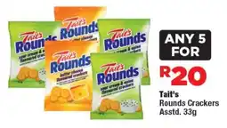 OK Foods Tait's Rounds Crackers Asstd. offer