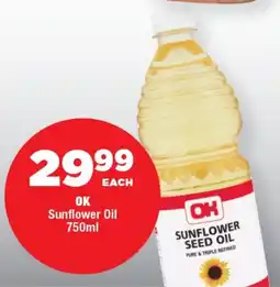 OK Foods OK Sunflower Oil offer