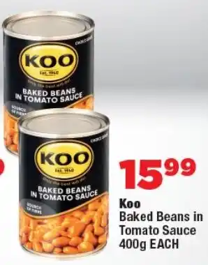 OK Foods Koo Baked Beans in Tomato Sauce offer