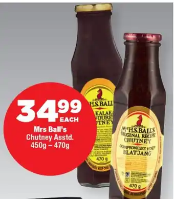 OK Foods Mrs Ball's Chutney Asstd. offer