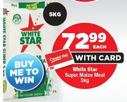 OK Foods White Star Super Maize Meal offer