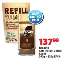 OK Foods Nescafé Gold Instant Coffee Asstd. offer