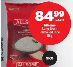 OK Foods Allsome Long Grain Parboiled Rice offer