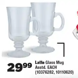 Latte Glass Mug Asstd.