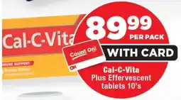 OK Foods Cal-C-Vita Plus Effervescent tablets offer