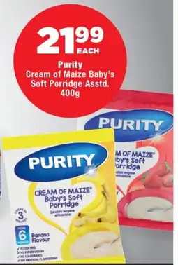 OK Foods Purity Cream of Maize Baby's Soft Porridge Asstd. offer