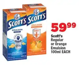 OK Foods Scott's Regular or Orange Emulsion offer