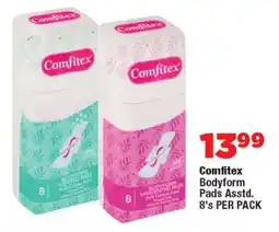 OK Foods Comfitex Bodyform Pads Asstd. offer