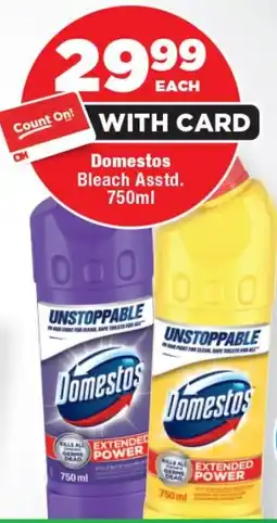 OK Foods Domestos Bleach Asstd. offer