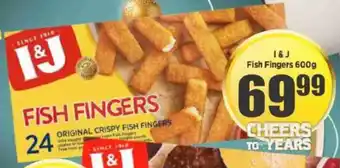 Big Save I&J Fish Fingers offer