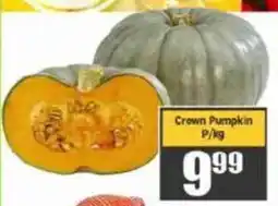 Big Save Crown Pumpkin offer