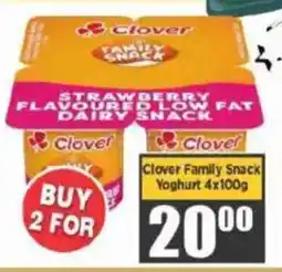 Big Save Clover Family Snack Yoghurt offer