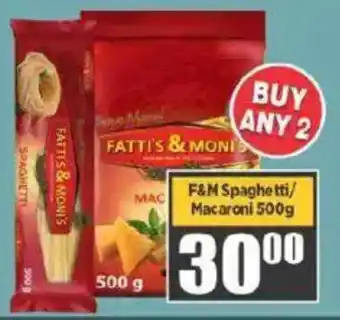 Big Save F&M Spaghetti/ Macaroni offer