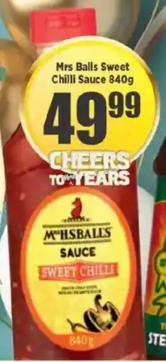 Big Save Mrs Balls Sweet Chilli Sauce offer