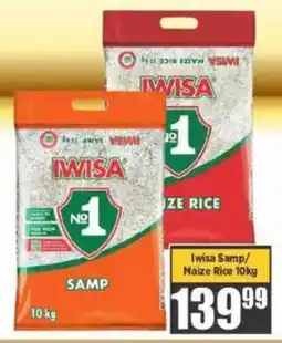 Big Save Iwisa Samp/ Maize Rice offer