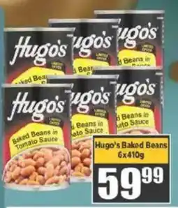 Big Save Hugo's Baked Beans offer