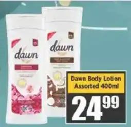 Big Save Dawn Body Lotion Assorted offer
