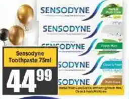 Big Save Sensodyne Toothpaste offer