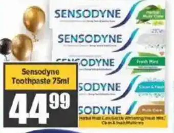 Big Save Sensodyne Toothpaste offer