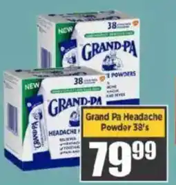 Big Save Grand Pa Headache Powder offer