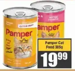 Big Save Pamper Cat Food offer