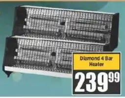 Big Save Diamond 4 Bar Heater offer