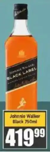 Big Save Johnnie Walker Black offer