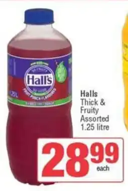 Spar Halls Thick & Fruity Assorted offer