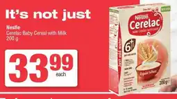 Spar Nestle Cerelac Baby Cereal with Milk offer