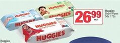 Spar Huggies Baby Wipes offer