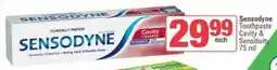 Spar Sensodyne Toothpaste Cavity & Sensitivity offer