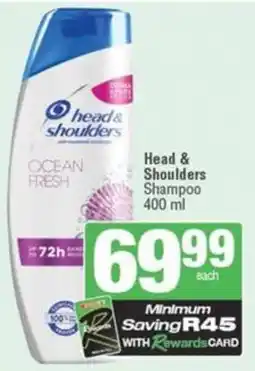Spar Head & Shoulders Shampoo offer