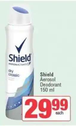 Spar Shield Aerosol Deodorant offer
