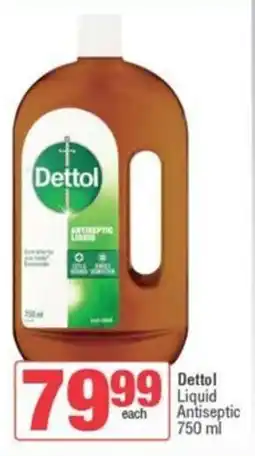 Spar Dettol Liquid Antiseptic offer