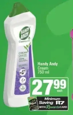 Spar Handy Andy Cream offer