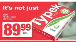 Spar Typek A4 Office Paper 500-Sheets offer