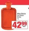 Spar Wise Choice Hot Water Bottle offer