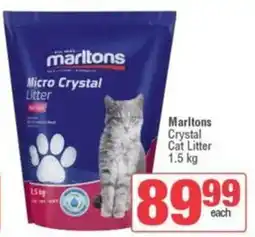 Spar Marltons Crystal Cat Litter offer