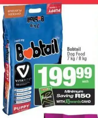 Spar Bobtail Dog Food offer