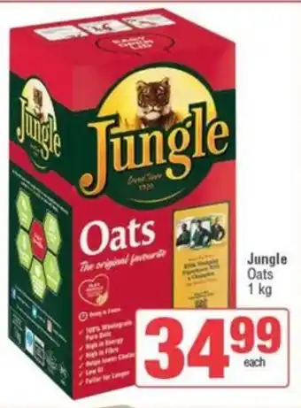 Spar Jungle Oats offer