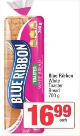 Spar Blue Ribbon White Toaster Bread offer