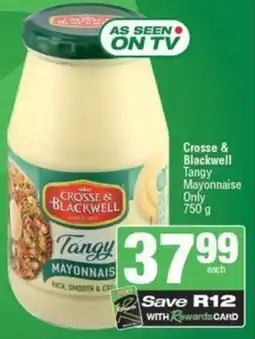 Crosse & Blackwell Tangy Mayonnaise Only