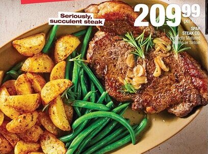Spar SPAR Steak Co. Perfectly Matured Rump or Sirloin offer