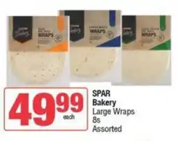 Spar SPAR Bakery Large Wraps Assorted offer