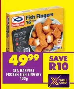 Shoprite SEA HARVEST FROZEN FISH FINGERS 400g offer