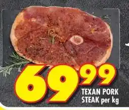 Shoprite TEXAN PORK STEAK per kg offer