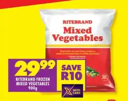 Shoprite RITEBRAND FROZEN MIXED VEGETABLES offer