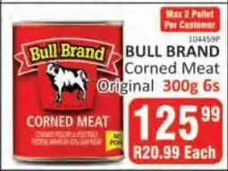 KitKat Cash and Carry Bull Brand Corned Meat Original 300g 6s offer
