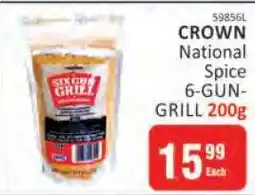 KitKat Cash and Carry CROWN National Spice 6-GUN-GRILL 200g offer
