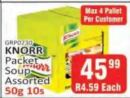 KitKat Cash and Carry Knorr Packet Soup Assorted offer